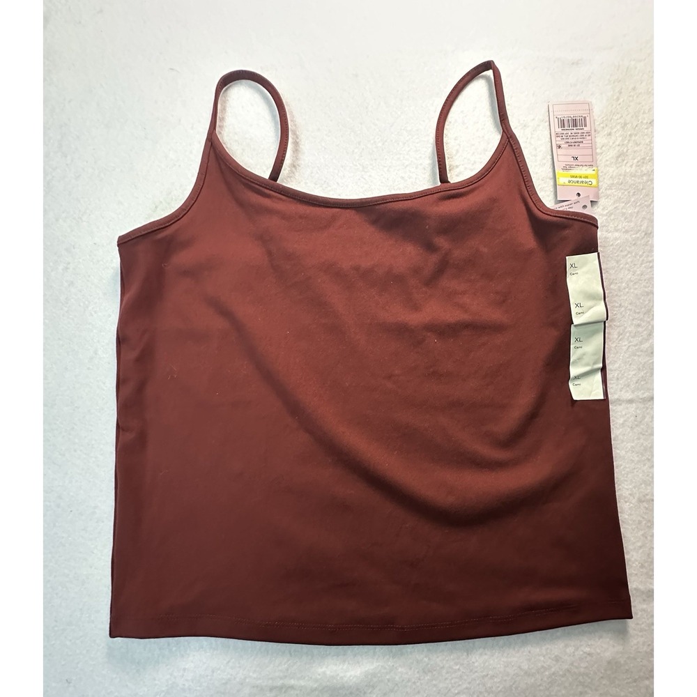 Wild Fable Women's‎ Cropped Cami Tank Top Size XL Burgundy NWT